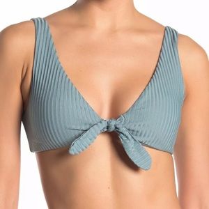 Dolce vita agave tie front bikini small